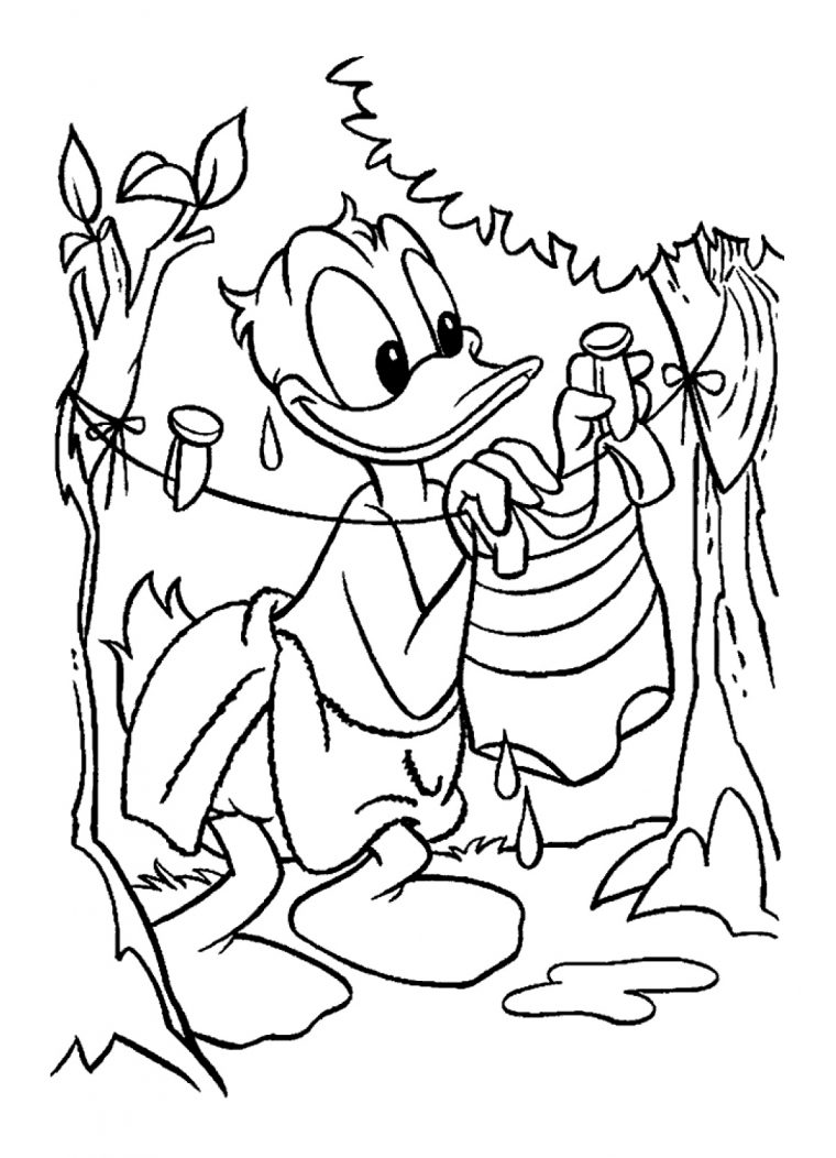 Donald Camping – Coloriage Donald – Coloriages Pour Enfants serapportantà Coloriage À Imprimer Enfant