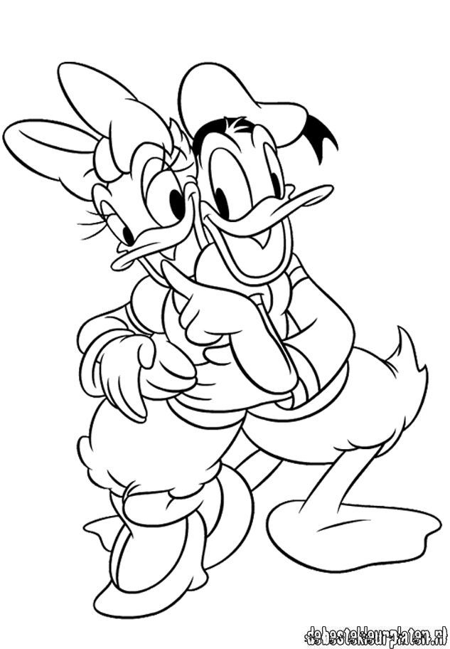 Donald Duck Coloring Page – Donaldduck1 | Cartoon Coloring à Coloriage Donald Duck