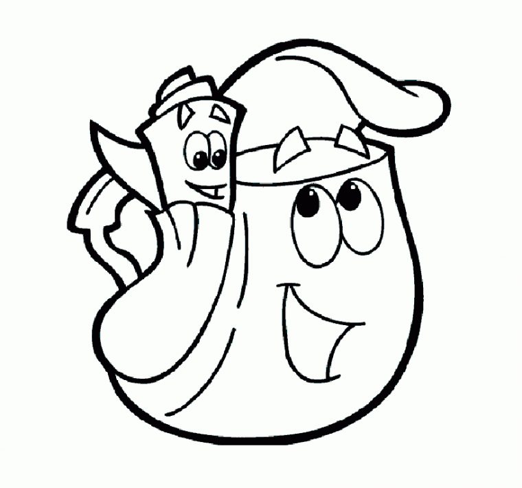 Dora The Explorer To Color For Children – Dora The encequiconcerne Dessin A Colorier Dora