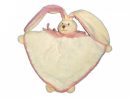 Doudou Lapin Blanc Rose Bukowski Design Rabbit Baby Conforter pour Lapin Trotro