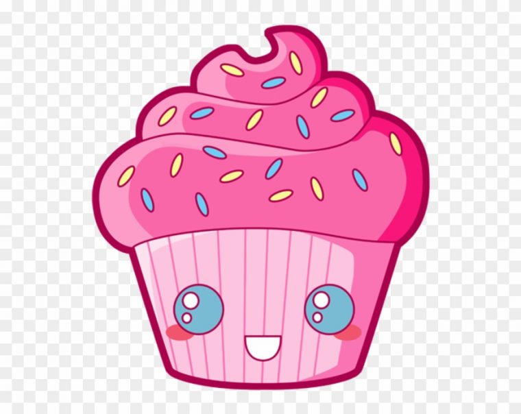 Download Candy Clipart Kawaii – Cupcake Dessin Avec Des destiné Cup Cake Dessin