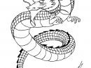 Dragon Chinois Simple - Coloriages Chine / Asie - Just concernant Coloriage Dragon Chinois