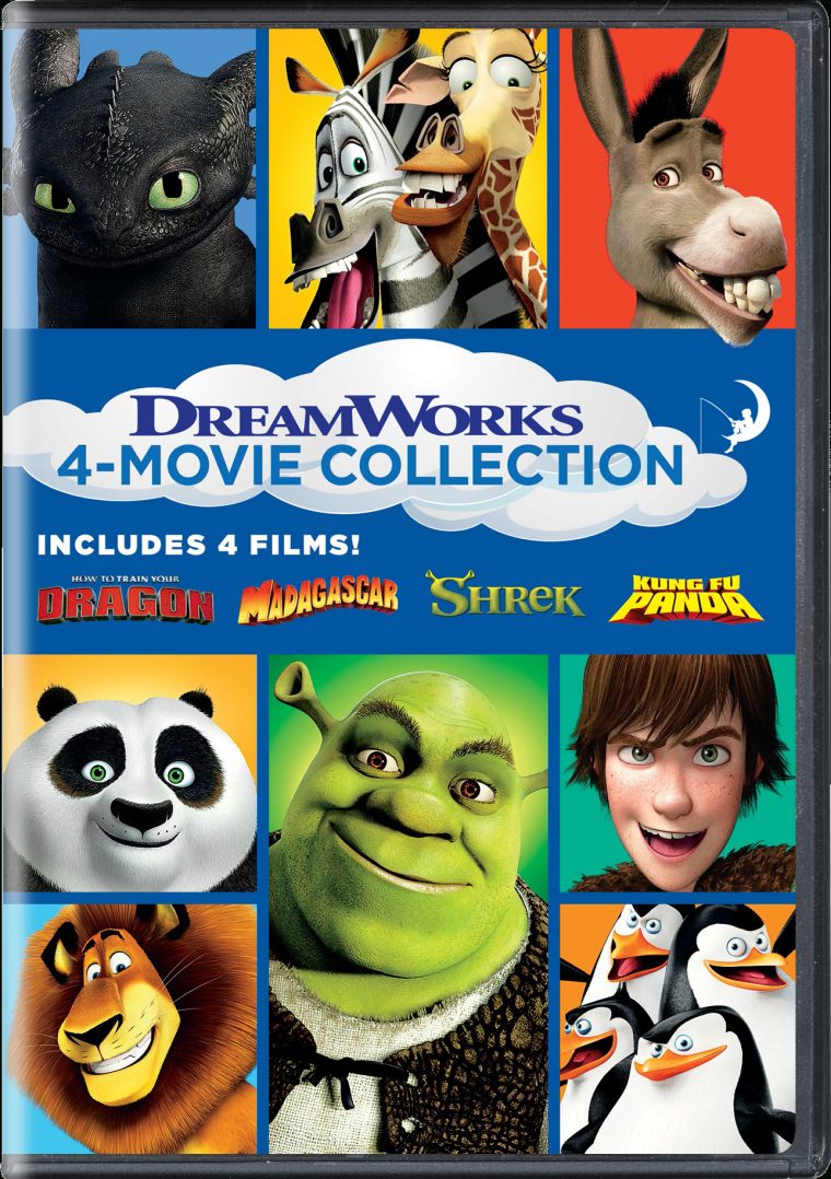 Dreamworks 4-Movie Collection (How To Train Your Dragon encequiconcerne Dreamworks Madagascar Movie