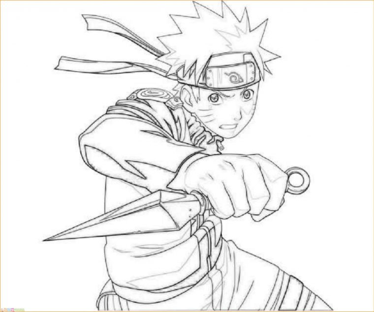 √20+ Gambar Mewarnai Naruto Terlengkap 2020 – Marimewarnai tout Dessin De Naruto