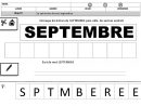Ecrire Le Mot Septembre - Ecriture - Moyenne Section concernant Rentr?E Grande Section Maternelle