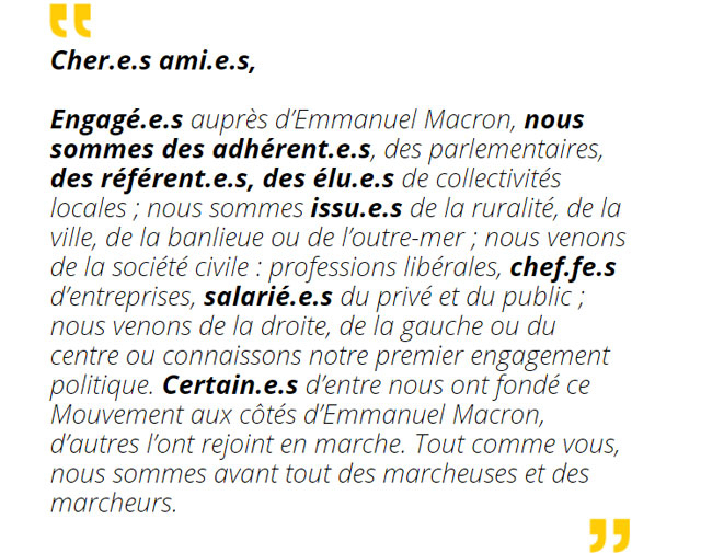 Ecriture Inclusive. Dossier Sur Un Pays Qui Ne Trouve Plus à ?Criture Inclusive