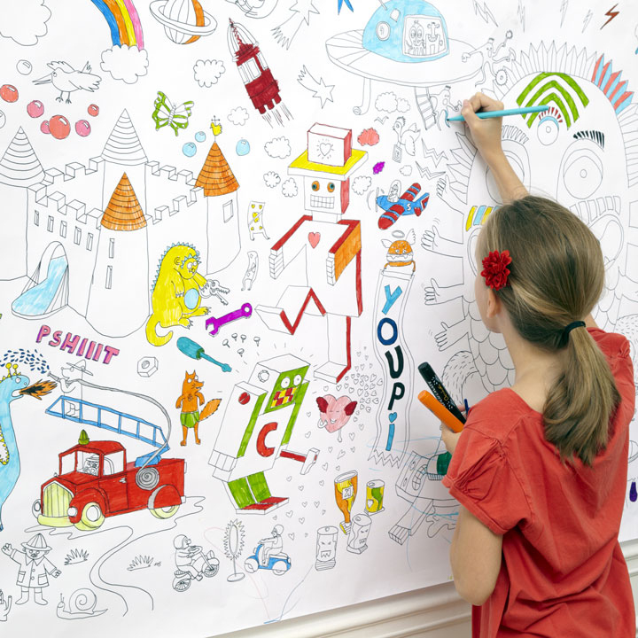 Enfant intérieur Omy Coloriage Geant