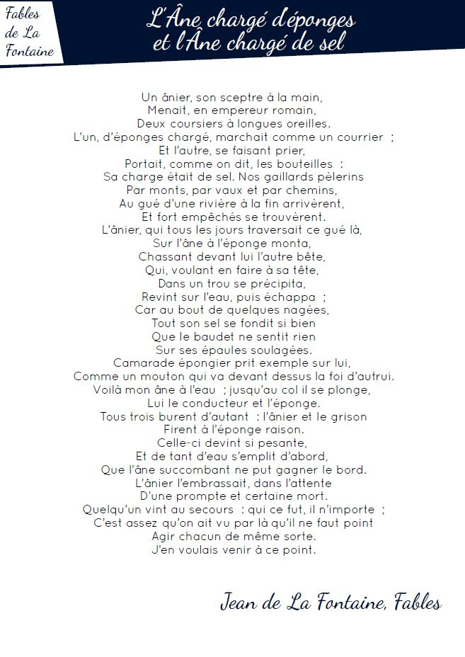 Épinglé Sur Poèmes avec La Grenouille Qui Veut Se Faire Aussi Grosse Que La Vache Pdf