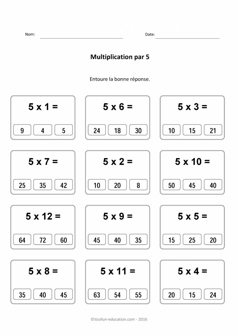 Exercice Sur Table De Multiplication – College La dedans Exercice Table De Multiplication A Imprimer Gratuitement
