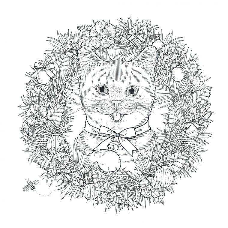 Facile Mandala Chaton – Coloriage Mandalas – Coloriages encequiconcerne Jeux De Coloriage Mandala