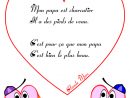 Fête Des Pères | Poème Humoristique À Imprimer En Images avec Poeme Pour Papa