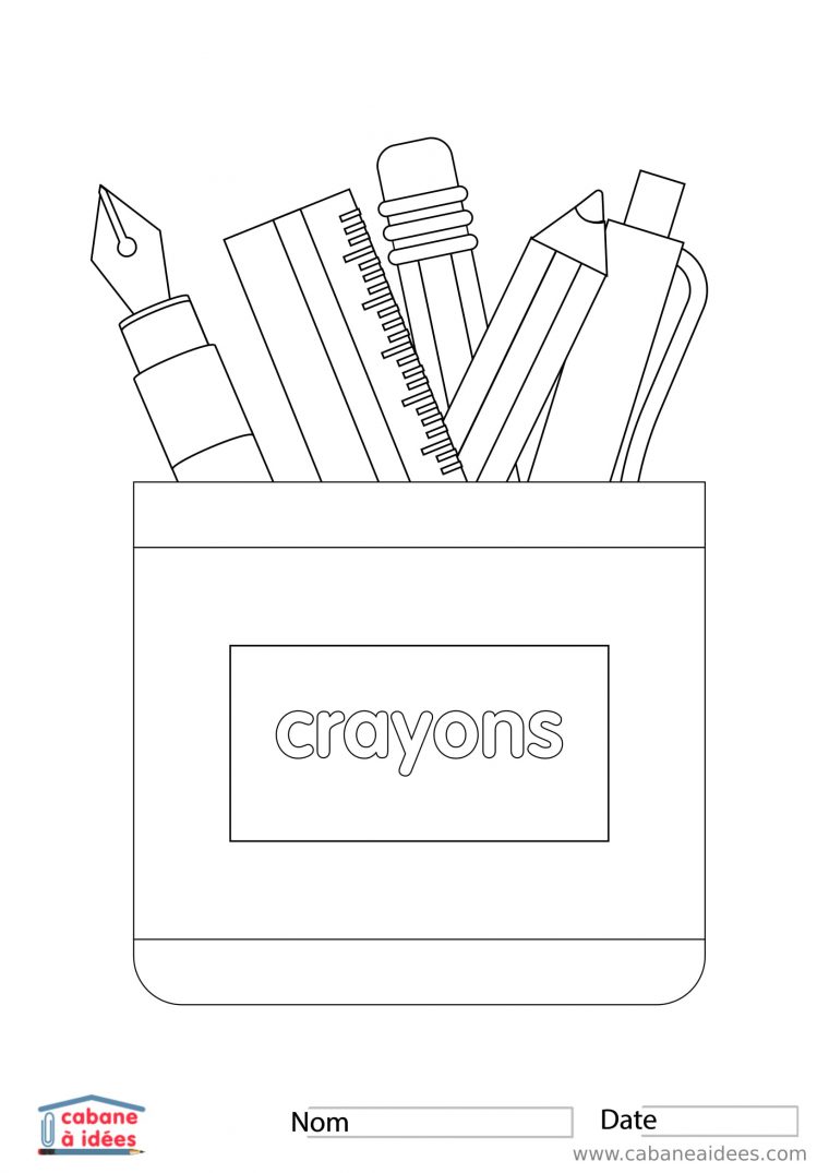 Fiches Et Pdf À Télécharger avec Crayon Coloriage