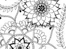 Flower Coloring Page, Mandala Coloring Page, Flower à Dessin De Fleure