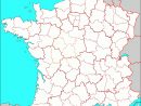 France Fond De Carte Départements Et Régions Avec Région à Num?Rotation Des D?Partements