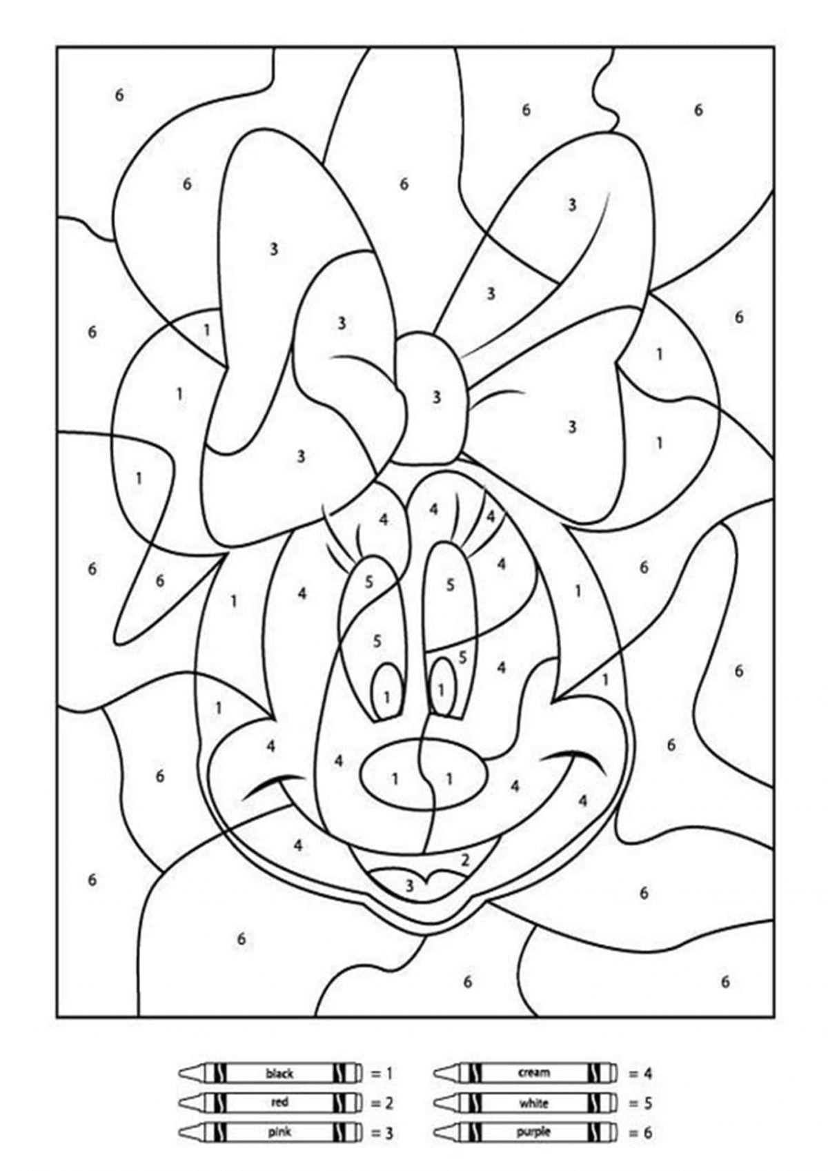 Coloriage Magique Disney - GreatestColoringBook.com