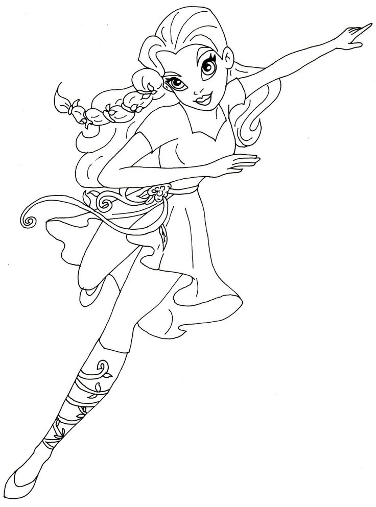 Free Printable Super Hero High Coloring Page For Poison tout Coloriage Super Héros A Imprimer