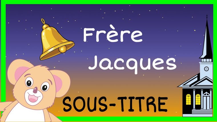 Frère Jacques Comptine + Paroles – destiné Dormez Vous Frere Jacques