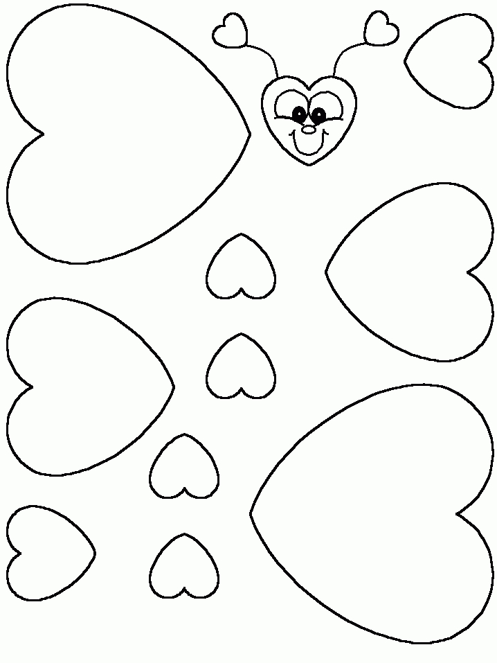 Gabarit De Coeur Coloriage Pour Imprimer Le Tattoo Page 2 destiné Coloriage À Imprimer De Coeur