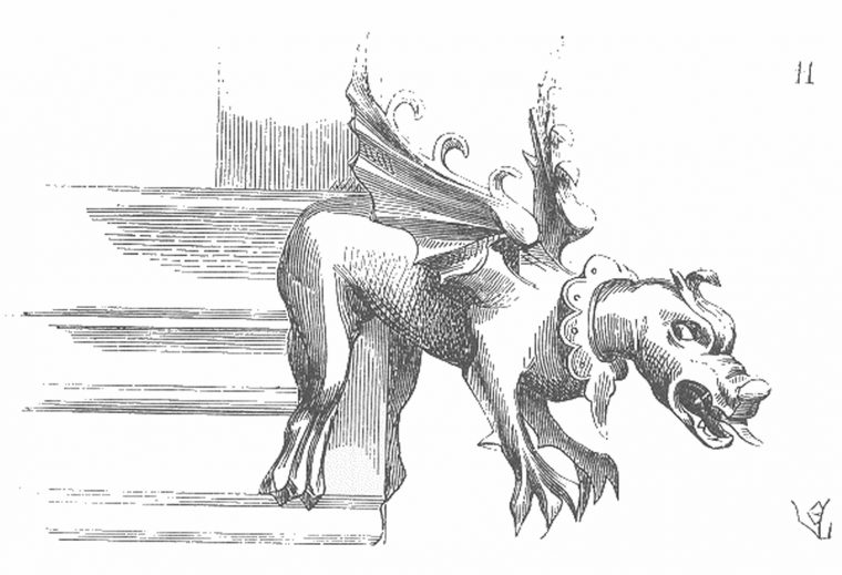 Gargouille Dans La Mythologie - Page 2 destiné Dessin Gargouille