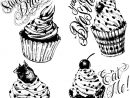 Gourmet Cupcakes - Cupcakes And Cakes Coloring Pages For avec Coloriage De Cupcake