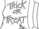 Halloween Colouring Pages For Kids Free Printables concernant Trick Or Treat Coloring Book: Trick Or
