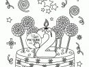 Happy 2Nd Birthday Coloring Page For Kids, Holiday Coloring Pages Printables Free - Wuppsy à Happy Color Coloriage