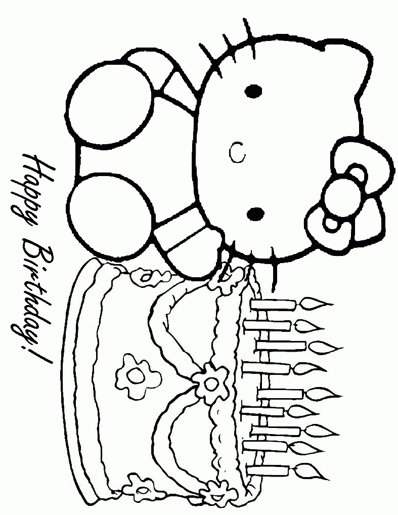 Happy Birthday Coloring Pages | Clipart Panda - Free Clipart Images à Happy Color Coloriage