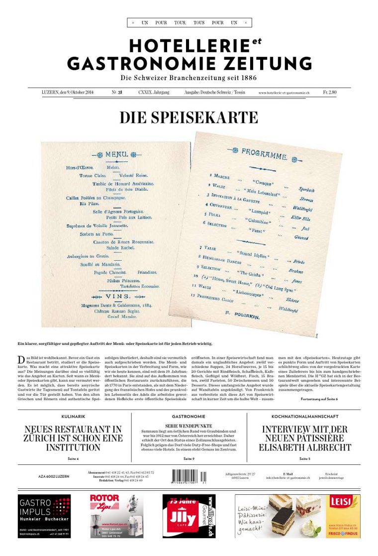 Hetg-Zeitung 31/2014 By Hotellerie_Gastronomie_Verlag concernant Po?Sie Vive Les Vacances