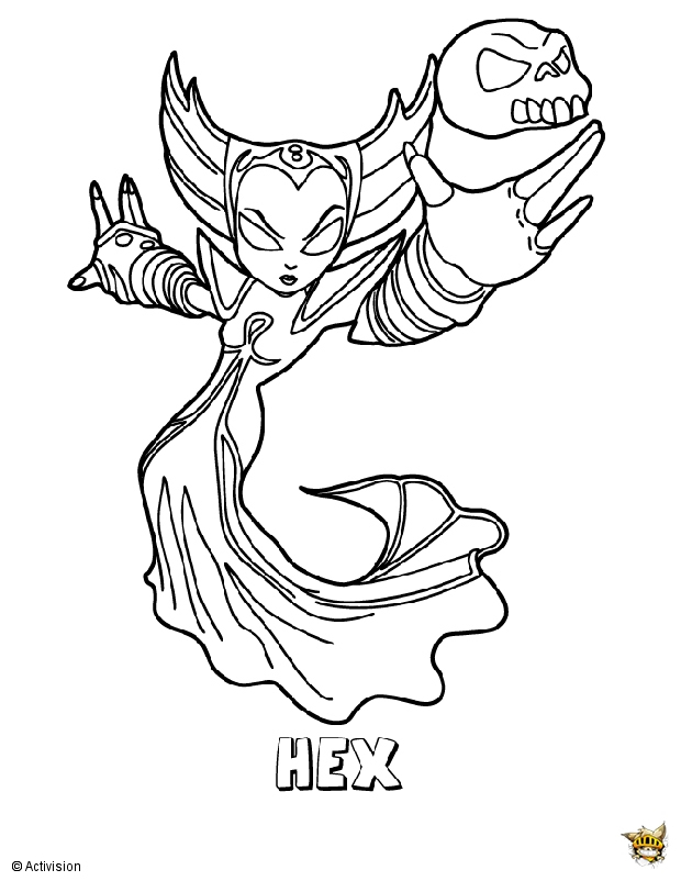 Hex Est Un Coloriage De Skylanders tout Coloriage Skylanders À Imprimer Hex Est Un Coloriage De Skylanders tout Coloriage Skylanders À Imprimer