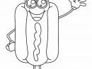 Hotdog Kawaii Coloring Pages Printable concernant Coloriage Kawaii A Imprimer