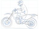 How To Draw A Dirty Bike | Step By Step Drawing Tutorials avec Moto Cross A Dessiner