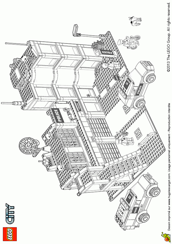 Http://.Hugolescargot/Coloriage/Lego-City pour Dessin Animé Lego City