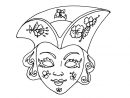 Idée Par Nadine Sur Coloriages | Coloriage Masque, Masque concernant Dessin Carnaval A Imprimer