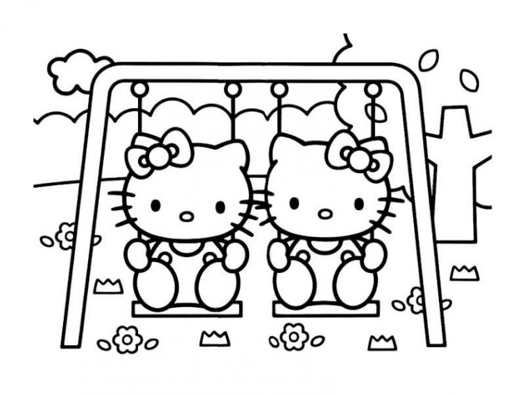 Image De Hello Kitty À Imprimer Et Colorier – Coloriages concernant Coloriage A Imprimer Hello Kitty