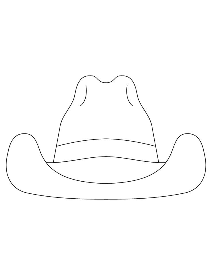 Images For - Cowboy Hat Template intérieur Dessin Chapeau De Cowboy