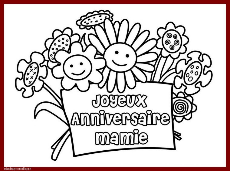 Imprimer Carte Anniversaire Mamie – Elevagequalitetouraine destiné Coloriage Bonne Fete Mamie