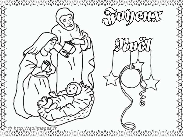 Index Of /Cartes/Coloriage/Images dedans Crèche À Colorier