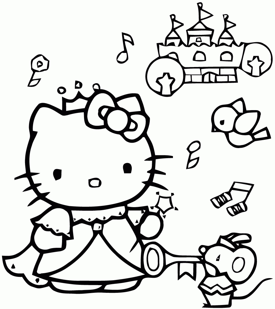 Inspiration Coloriage Kitty A Imprimer | Des Milliers De avec Dessin À Imprimer Hello Kitty