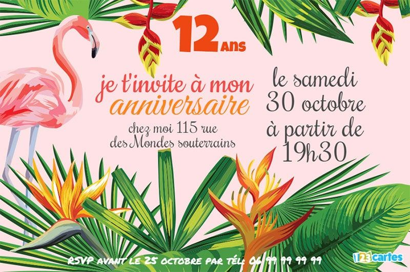Carte D'Anniversaire Enfant Gratuite À Imprimer. (Avec serapportantà