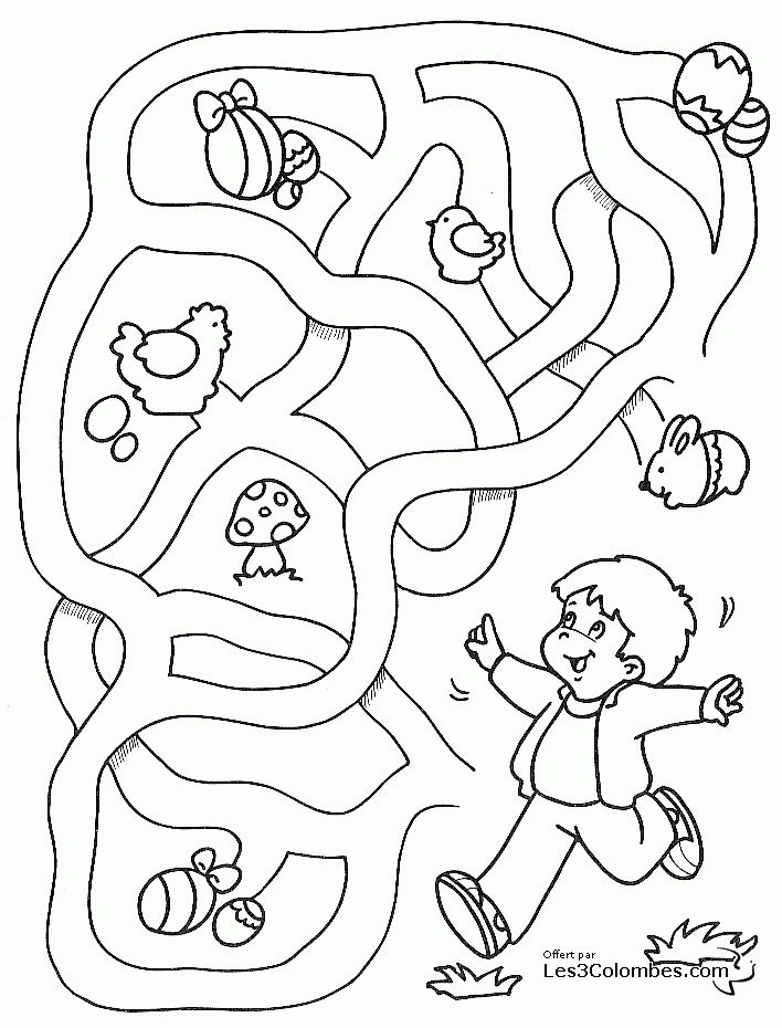 Jeu Coloriage Labyrinthe – Labyrinthes À Colorier serapportantà Jeux Coloriage