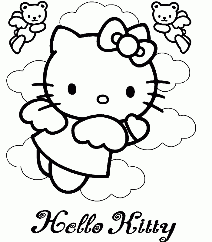 Jeux Coloriage Hello Kitty Pour Fille intérieur Coloriage Hello Kitty Coeur