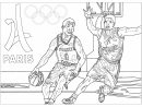 Jeux Olympiques Basketball - Coloriage Sur Les Jeux encequiconcerne Jeux Coloriage