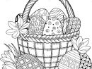 Joyeuses-Pâques-Oeufs-De-Pâques-Noirs-Et-Blancs-De tout Coloriage À Imprimer Joyeuses Pâques