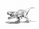 Jurassic Park Trex Colouring Pages | Jurassic Park Tattoo tout Coloriage Dinosaure Raptor