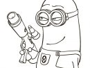 Kevin The Minion And Laser Gun In Despicable Me Coloring à Coloriage Minion