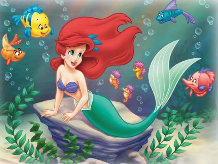 La Petite Sirène : Coloriage Ariel La Petite Sirène À intérieur Dessin Ariel La Petite Sirene A Imprimer
