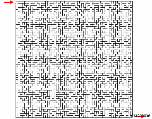 "Labyrinthe 55X55" Fichier Vectoriel Libre De Droits Sur pour Jeux