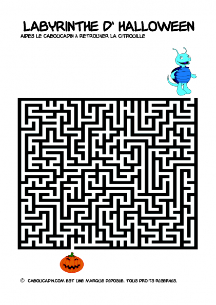 Labyrinthe-Halloween-Difficile-1 | Labyrinthe Halloween serapportantà