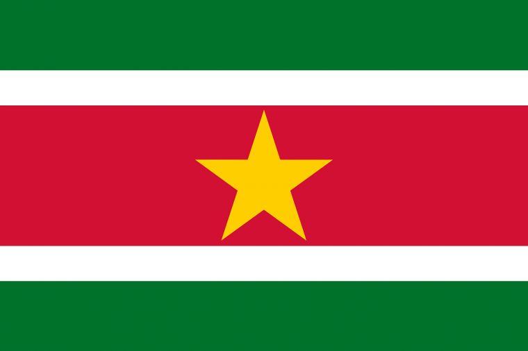 Le Drapeau Du Suriname – Les Plus Beaux Drapeaux Du Monde à Drapeaux Du Monde À Imprimer
