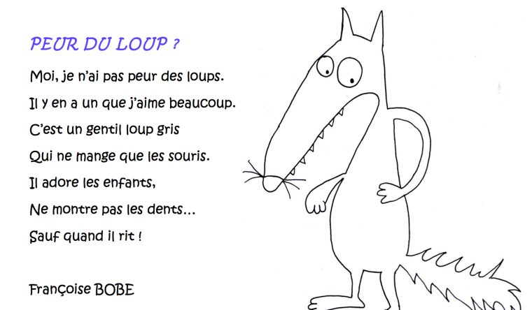 Le Loup… – Le Partage, C'Est Classe…Maternelle! encequiconcerne Coloriage Loup Maternelle